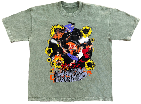 WAY OF THE SAMURAI TEE - WASHED MATCHA DROP 006